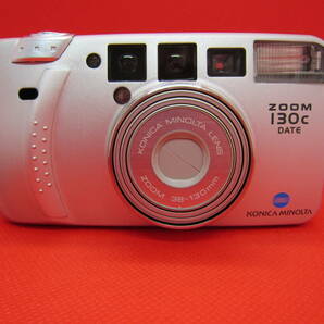 超美品【レトロ！空気感のあるエモい写り】Konica Minolta zoom 130c シルバー フィルムカメラ　#0058