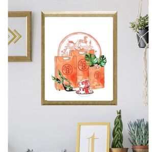 インテリア アートポスター A4フレーム付き