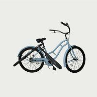 【送料無料/驚安】エアロ自転車用サーフボードキャリアー黒検aero ショート　ファン ハの字　シルバー@BS@_画像3