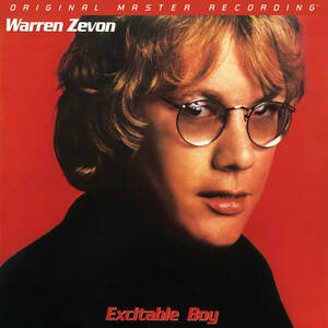 新品 即決 MFSL LP ウォーレン・ジヴォン エキサイタブル・ボーイ Warren Zevon Excitable Boy 45回転 2LP Mobile Fidelity モービル