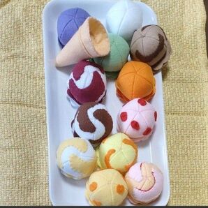 フェルトままごと アイスクリームセット