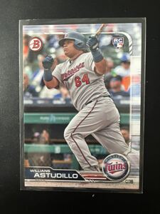 NPB 来日外国人 アストゥディーヨ　ソフトバンク ホークス トレーディングカード　2019 Bowman Willians Astudillo ミネソタ・ツインズ