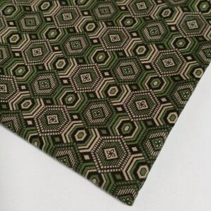 レトロモダン セルビッチ ネル起毛 スモーキーグリーン 和柄 ハギレ 生地