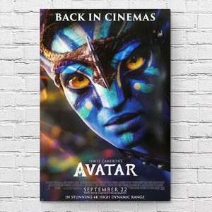 アバター 映画ポスター AVATER リ・リリースUS版 両面印刷 27×40インチ (68.9×101.6cm) ds1