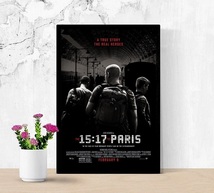 15:17 パリ行き 映画ポスター US版 11×17インチ (27.9×43.2cm) mo1_画像2