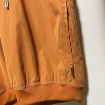 アメリカ古着　プルオーバージャケット　半袖切り替え　Vネック　オレンジ　Lサイズ　【H71】_画像8