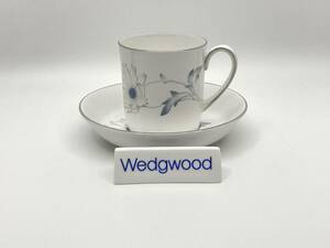 WEDGWOOD ウェッジウッド SUSIE COOPER WHITE WEDDING Tea Cup & Saucer スージークーパーホワイトウェディングティーカップ&ソーサー*L246