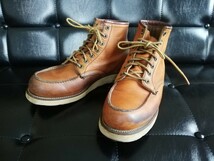 希少 97年製 犬刻印 REDWING アイリッシュセッター 875 8.5D レッドウィング USA製 オロイジナル 6インチ モックトゥ_画像2