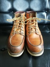 希少 97年製 犬刻印 REDWING アイリッシュセッター 875 8.5D レッドウィング USA製 オロイジナル 6インチ モックトゥ_画像3