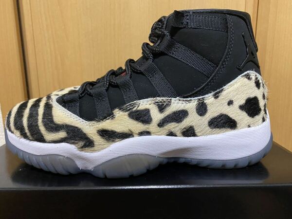 ☆新品 国内正規品 NIKE WMNS AIR JORDAN 11 RETRO ANIMAL INSTINCT AR0715-010 US6 23センチ ナイキ ジョーダン 11 アニマル ハラコ レア