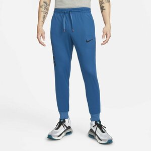 Nike Dry Fit FC Libero Pants Size Size Blue Blue Men's Light Long Buttus Training Street