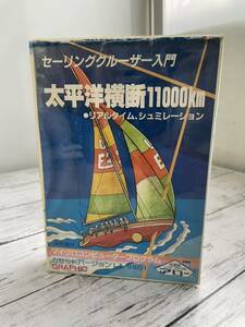 23D04-67：PC カセットテープソフト　FM-7専用　FUAR13001　太平洋横断１１０００ｋｍ　リアルタイムシュミレーション　ジャンク品