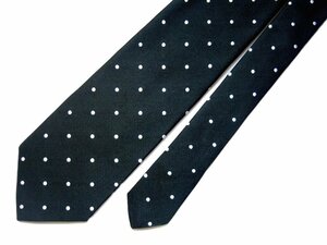  new goods [ free shipping ] Brooks Brothers Brooks Brothers black ground necktie Dot Rep Tie black ground . white dot Silk 100% American made 