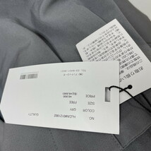 未使用品 /F/ Casper John グレー ノーカラージャケット ショート丈 アウター レディース タグ ビジネスカジュアル 長袖 キャスパージョン_画像6