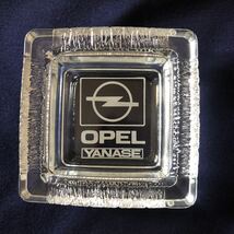 激レア非売品　OPEL YANASE オペル　ヤナセ ガラス製　灰皿　ノベルティ_画像1