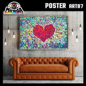 Art hand Auction Heart Overseas Oversized Poster 150x100cm Painting Goods Interior Art Picture Photo Cute Stylish Wallpaper Modern, printed matter, poster, others