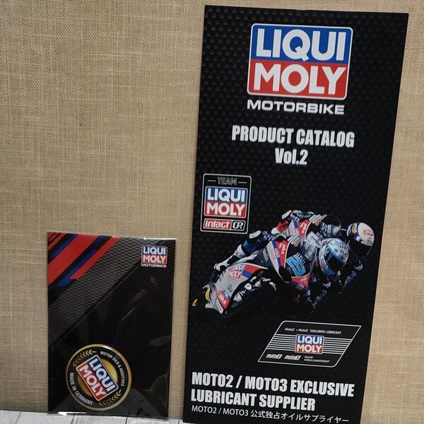 LIQUI MOLY 缶バッジ&パンフレット