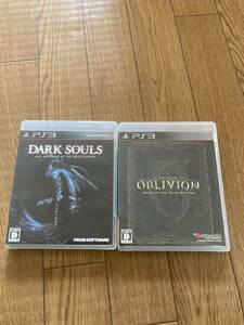 PS3 DARK SOULS with ARTORIAS OF THE ABYSS EDITION ザ エルダースクロールズ IV： オブリビオン（Game of the Year Edition）2本セット 