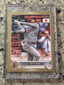 2022 TOPPS 大谷翔平 MLB JAPAN EDITION GOLD パラレル 25枚限定 インサートカード WBC 日本代表 ANGELS #1