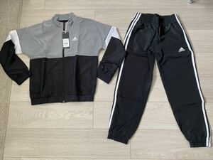 ★新品★adidasアディダス ウインドブレーカー上下★130㎝キッズ子供服男の子女の子