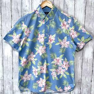  Ralph Lauren Ralph Lauren рубашка с коротким рукавом гавайская рубашка тянуть over рубашка мужской цветочный принт M размер 3-300