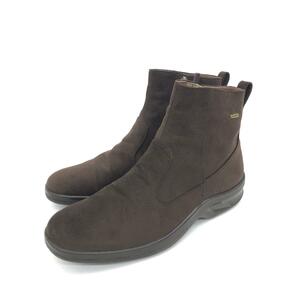 新品同様◆TOP DRY トップドライ ショートブーツ 25㎝ 4E◆ ブラウン メンズ 靴 シューズ boots ワークブーツ ゴアテックス