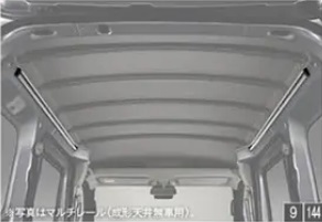  Hijet Cargo S700V/S710V: оригинальная мультисистема направляющие ( молдинг потолок есть автомобильный )