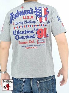 アメリカン・ポップ半袖Tシャツ◆TEDMAN/テッドマン アッシュSサイズ（サイズ38）TDSS-559 エフ商会 efu アメカジ 赤鬼 レッドデビル