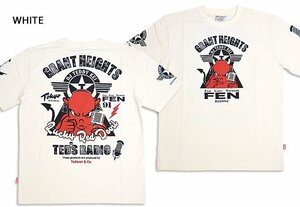 RADIO TEDMAN半袖Tシャツ◆TEDMAN/テッドマン ホワイトXLサイズ（サイズ44）TDSS-557 エフ商会 efu アメカジ 赤鬼 ラジオ