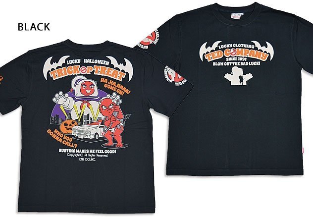 テッドマンガール第4弾!半袖Tシャツ◆TEDMAN/テッドマン ブラックXLサイズ(サイズ44)TDSS-554 エフ商会 efu 赤鬼 デビル アメカジ