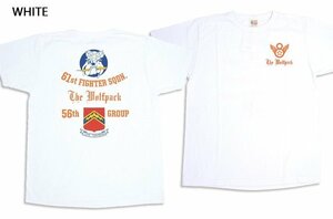 半袖Tシャツ「61st FIGHTER SQ.」◆BUZZ RICKSON'S ホワイトMサイズ BR79124 バズリクソンズ ミリタリー 東洋エンタープライズ