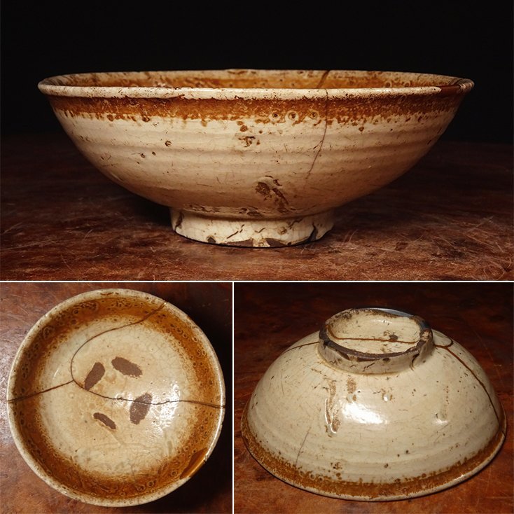 究極の美◇蔵から高そうな黄色の高麗青磁、季朝白磁の抹茶茶碗、井戸
