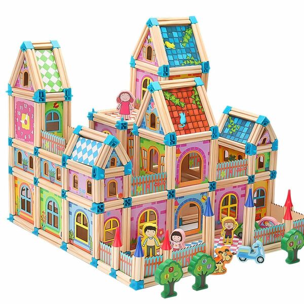 おもちゃ 知育玩具 積み木 組み立て 木製 ブロック 創造 想像力 空間認識能
