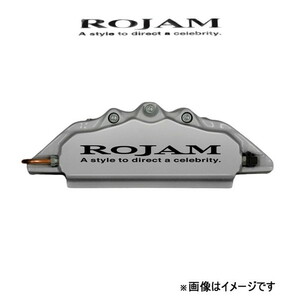 ロジャム キャリパーカバー(シルバー/ブラック)リア左右セット C-HR ZYX10 ROJAM キャリパー