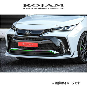 ロジャム ROJAM IRT GENIK フロントバンパースポイラー LEDレス ハリアー MXUA8/AXUH8 22-FB-HA8014 ROJAM エアロ 外装 エクステリア