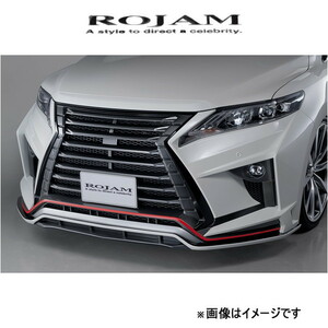 ロジャム ROJAM IRT GENIK フロントバンパースポイラー Ver.1 LEDレス ハリアー ZSU65W 22-FB-HA6013 ROJAM エアロ 外装 エクステリア