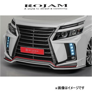 ロジャム ROJAM IRT GENIK フロントバンパースポイラー ヴォクシー ZRR80W 22-FB-VO801 ROJAM エアロ 外装 エクステリア