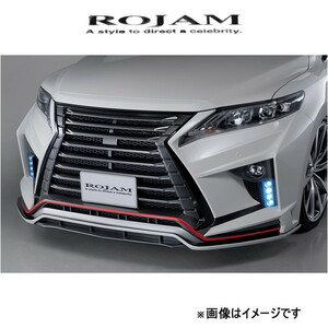 ロジャム ROJAM IRT GENIK フロントバンパースポイラー Ver.1 LED付き ハリアー ZSU65W 22-FB-HA6003 ROJAM エアロ 外装 エクステリア