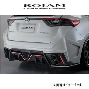 ロジャム ROJAM IRT GENIK リアバンパースポイラー LEDレス ハリアー AVU65W 22-RB-HA601 ROJAM エアロ 外装 エクステリア