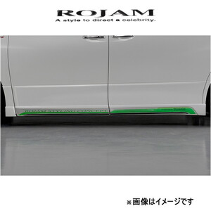 ロジャム ROJAMVerDE サイドデカール ヴェルファイア ANH20W/GGH20W 23-SD-VE20G ROJAM エアロ 外装 エクステリア