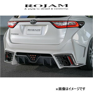 ロジャム ROJAM IRT GENIK リアバンパースポイラー LED付き ハリアー ASU60W/ASU65W 22-RB-HA60 ROJAM エアロ 外装 エクステリア