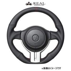 レアル ステアリング プレミアムシリーズ Dシェイプ(ナッパオールレザー)86 ZN6 F4-D-LPB REAL