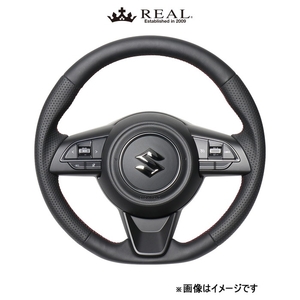 レアル ステアリング オリジナルシリーズ(オールレザー)ジムニーシエラ JB74W SZB-LPB-RD REAL