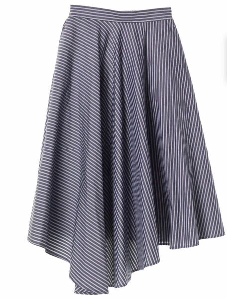 新品 Green Parks マルチカラーストライプスカート (フリー)