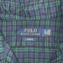 Polo Ralph Lauren ポロ ラルフローレン長袖コットンシャツ古着メンズXL_画像3