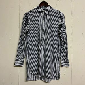 Polo Ralph Lauren Polo Ralph Lauren shirt One-piece long sleeve cotton shirt lady's S stripe 