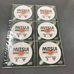MITSUI disk 6 pieces set unused goods 