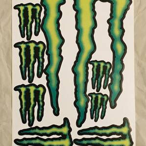 Monster Energy モンスターエナジー ステッカーシート文字無の画像1