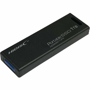 新品 HIDISC HDMSSD1TJP3R USB3.2 Gen2 TV録画対応 miniスティック型SSD 1TB