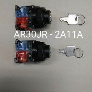 富士電機 キー形セレクタスイッチ AR30JR - 2A11A 2個